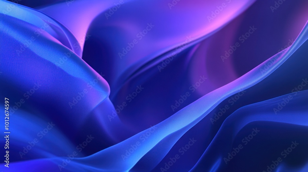 Fototapeta premium Abstract Blue and Purple Fabric