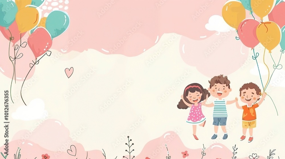 Children's Day Simple Hand Drawn Background - a charming and festive visual. The simple hand drawn backdrop for Children's Day is full of joy and creativity Children's Day Simple Hand Drawn Background - a charming and festive visual. The simple hand drawn backdrop for Children's Day is full of joy and creativity