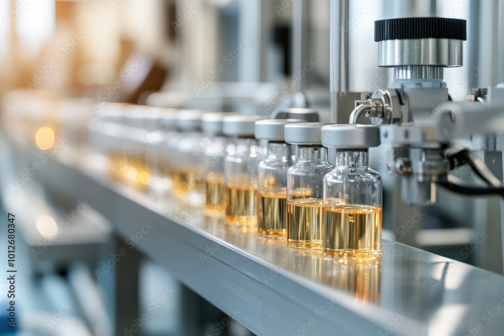 Automated Packaging Setup in a Liquid Factory Automated Packaging Setup in a Liquid Factory