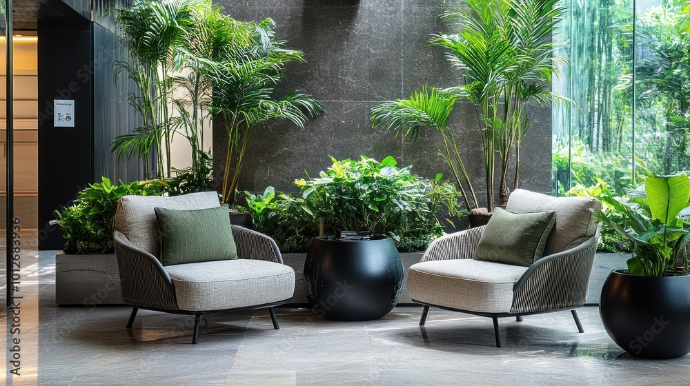 Modern Indoor Garden Oasis Modern Indoor Garden Oasis