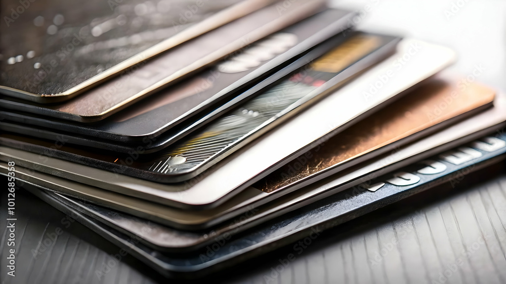 Diverse Collection of Credit Cards Displayed on White Surface - Emphasizing Financial Flexibility and Consumer Choices for Banking and Finance Advertisements Diverse Collection of Credit Cards Displayed on White Surface - Emphasizing Financial Flexibility and Consumer Choices for Banking and Finance Advertisements