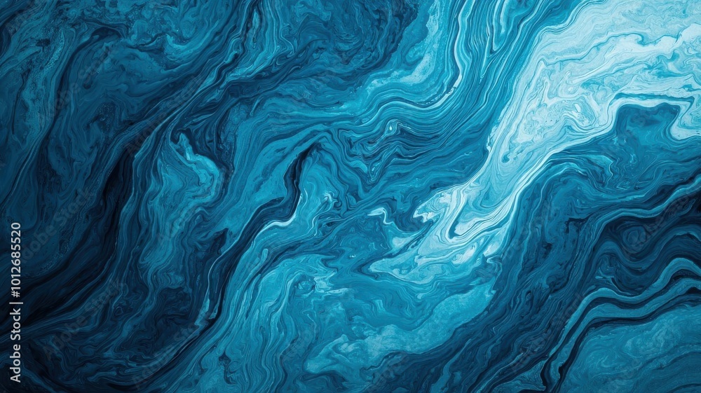 Abstract blue and turquoise marble texture Abstract blue and turquoise marble texture