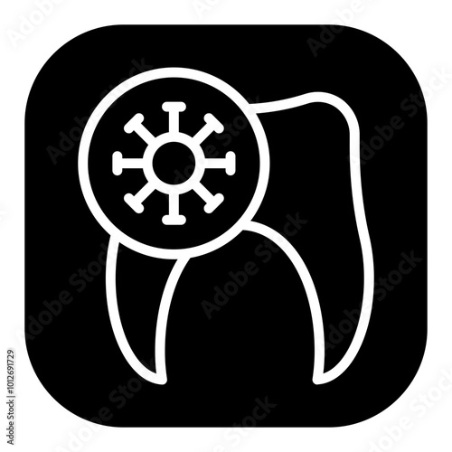 Tooth Infection Vector Icons