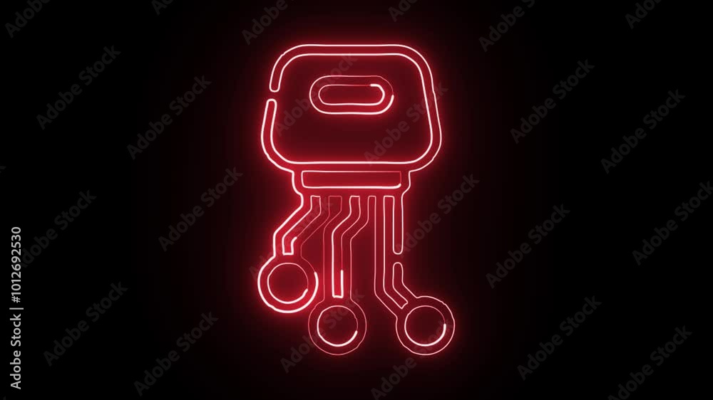 Glowing Neon Data Encryption Icon Isolated on Black Background. HD Video Motion Graphic Animation. Outline Black Vector Illustration. Outline Black Image. Glowing Neon Data Encryption Icon Isolated on Black Background. HD Video Motion Graphic Animation. Outline Black Vector Illustration. Outline Black Image.