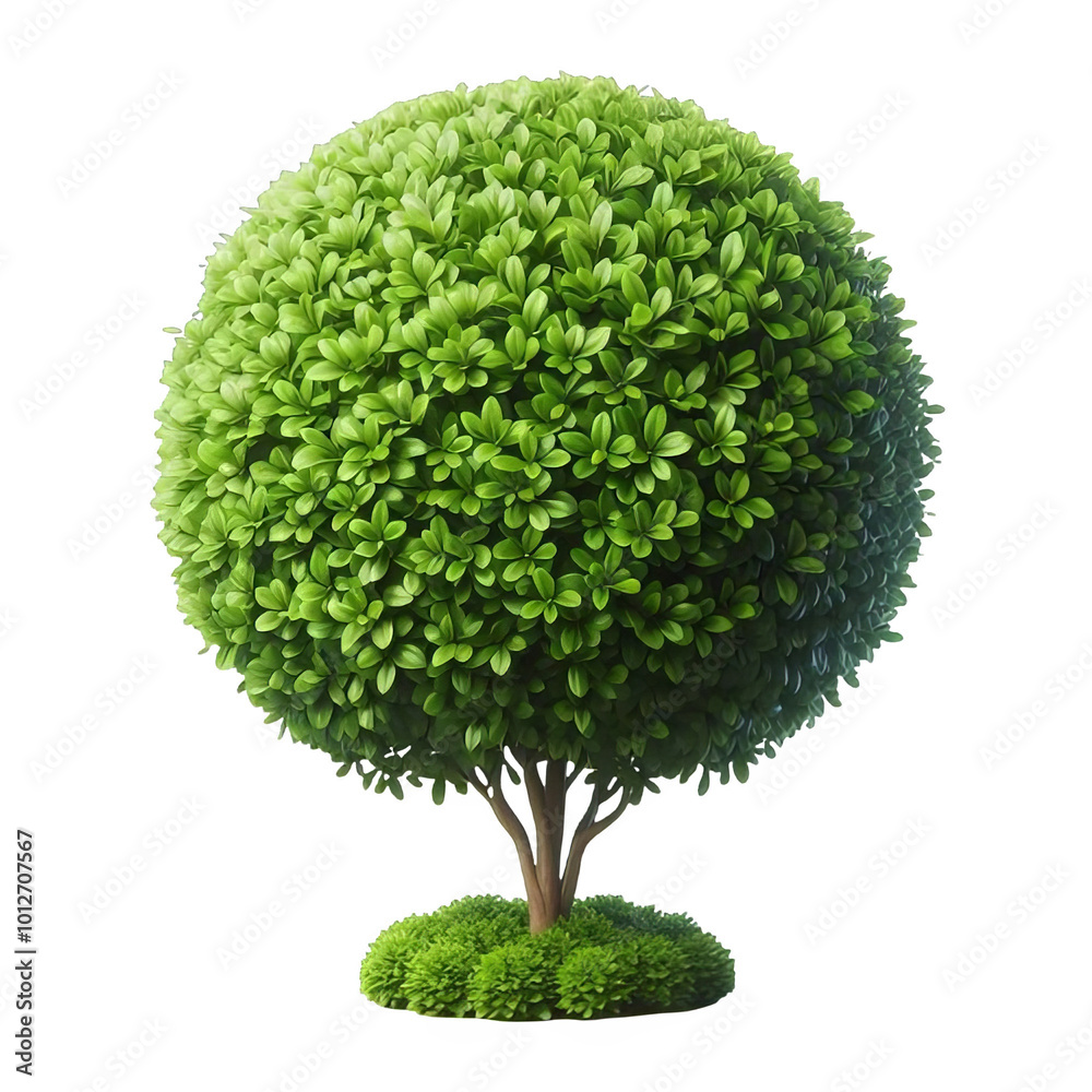 Bush isolated on transparent background Bush isolated on transparent background