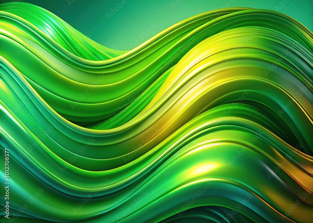 3D gradient flow illustration featuring a green fluid wave background, perfect for modern design projects seeking a contemporary and dynamic visual aesthetic. 3D gradient flow illustration featuring a green fluid wave background, perfect for modern design projects seeking a contemporary and dynamic visual aesthetic.