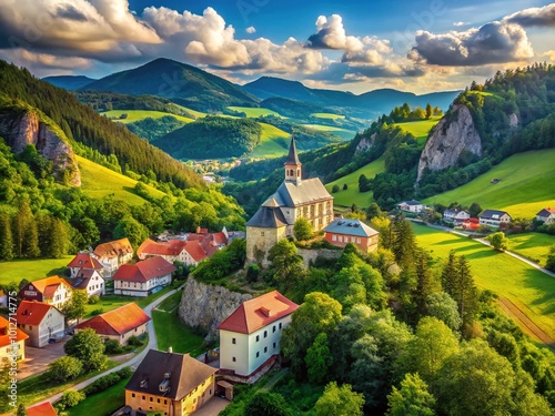 Explore the Stunning Kvacianska and Prosiecka Valley in Slovakia's Breathtaking Natural Landscape and Scenic Beauty photo