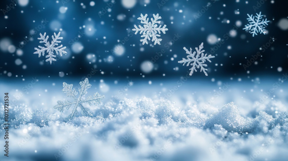 A Christmas snow background featuring soft, falling snowflakes against a dark winter sky, creating a peaceful and magical holiday feeling. A Christmas snow background featuring soft, falling snowflakes against a dark winter sky, creating a peaceful and magical holiday feeling.