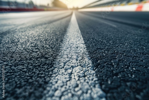 Wallpaper Mural Motor sport track with skid marks low angle view Torontodigital.ca