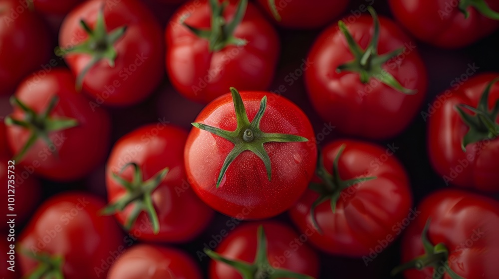 Close up of Tomato background, top view. Photorealistic high resolution macro photography for advertising or food design. Close up of Tomato background, top view. Photorealistic high resolution macro photography for advertising or food design.
