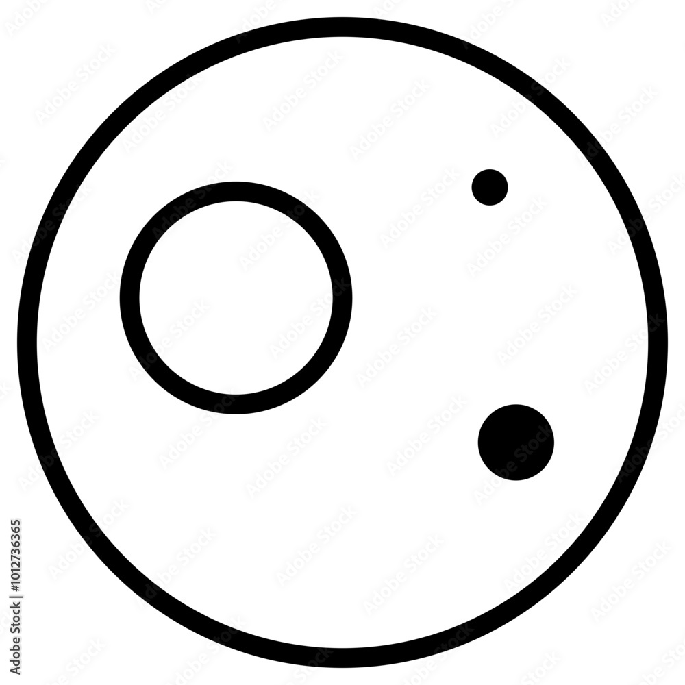 Fototapeta premium Moon Icon