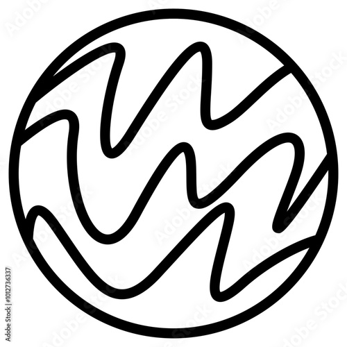 Planet Storm Icon