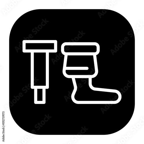 Wooden Leg Vector Icons