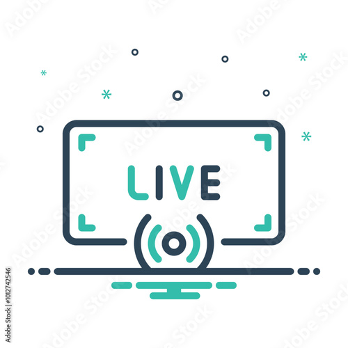 Mix icon for live