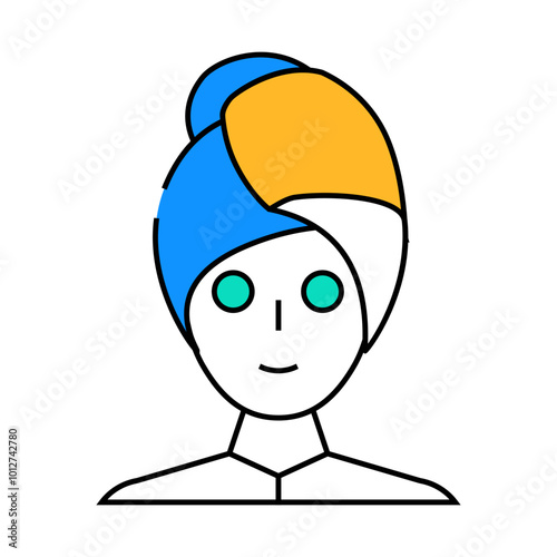 spa relax line icon vector. spa relax sign. isolated symbol illustration
