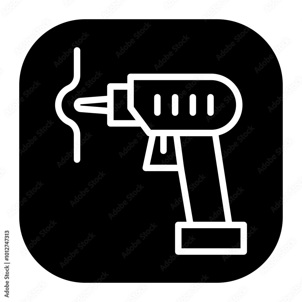 Automatic Drilling Vector Icons Automatic Drilling Vector Icons