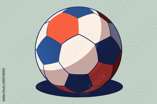  Cute Foot ball vector art illustration photo