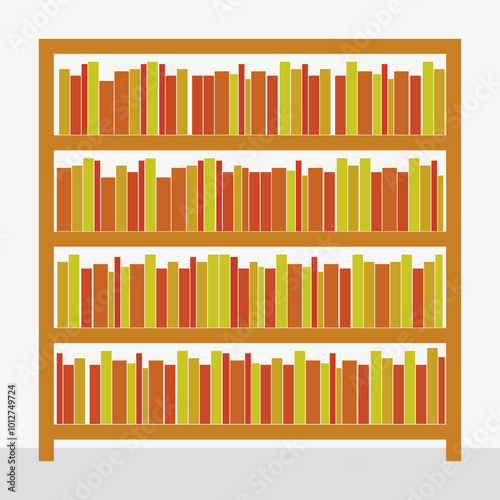 bookshelf with books