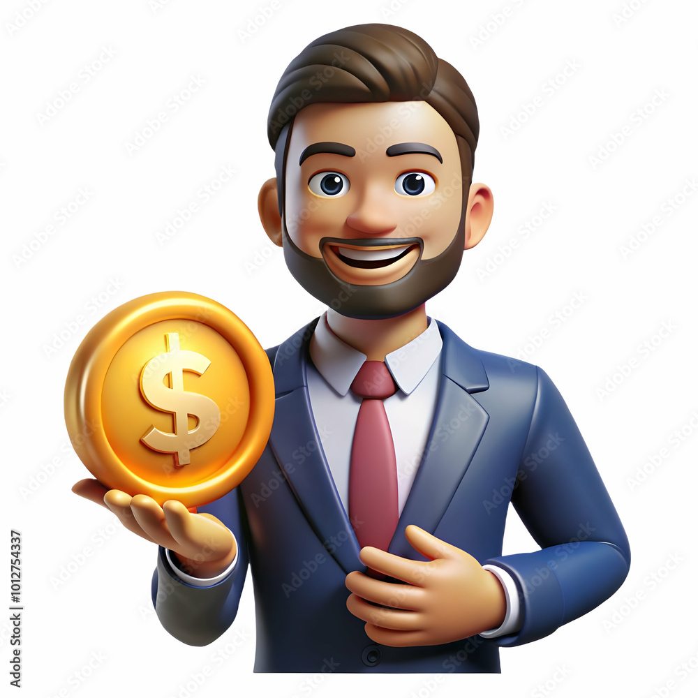 Businessman Holding Glowing Currency Symbol with Bokeh Background - Abstract Digital Artwork Representing Financial Success and Importance of Currency in Business Advertising Businessman Holding Glowing Currency Symbol with Bokeh Background - Abstract Digital Artwork Representing Financial Success and Importance of Currency in Business Advertising
