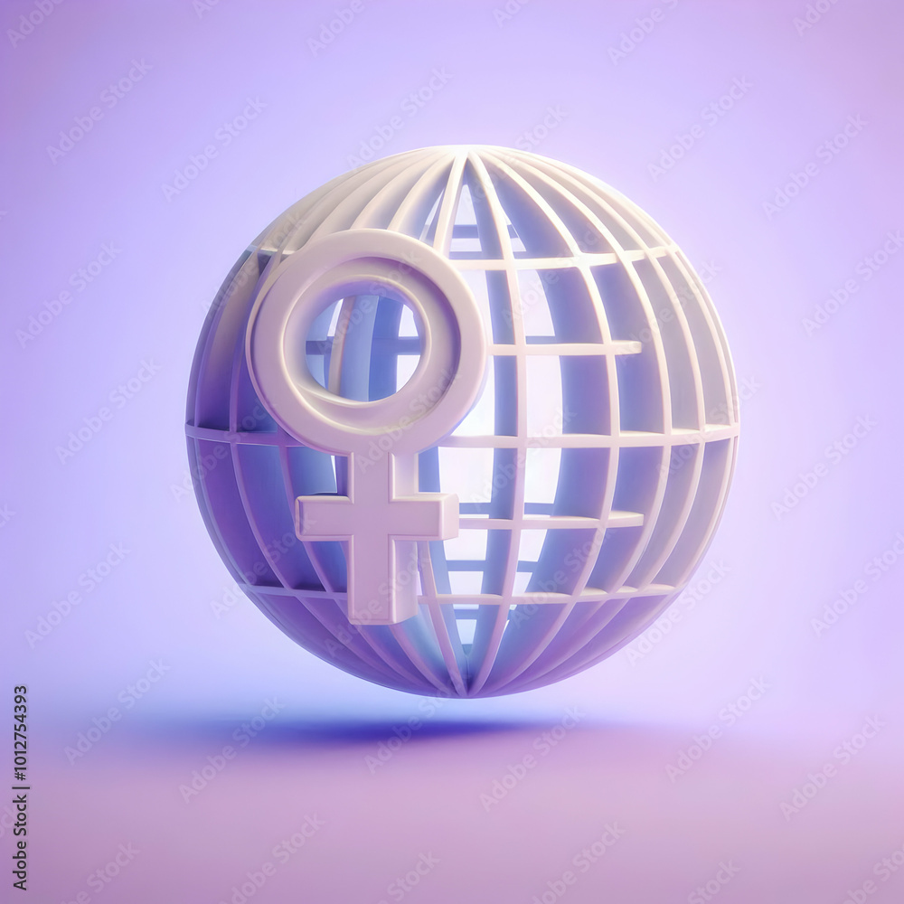 3D Light Purple Background with Globe Outline - Minimalist Design for Global Human Rights Concept, Copy Space Available for Messages, Perfect for Human Rights Day. 3D Light Purple Background with Globe Outline - Minimalist Design for Global Human Rights Concept, Copy Space Available for Messages, Perfect for Human Rights Day.