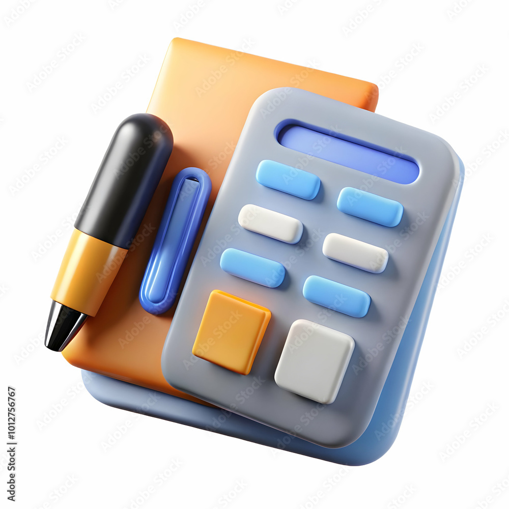 Glossy Calculator and Pen on Financial Documents with Copy Space - Ideal for Business and Branding Needs - HD Image Concept for Stock Photography Glossy Calculator and Pen on Financial Documents with Copy Space - Ideal for Business and Branding Needs - HD Image Concept for Stock Photography