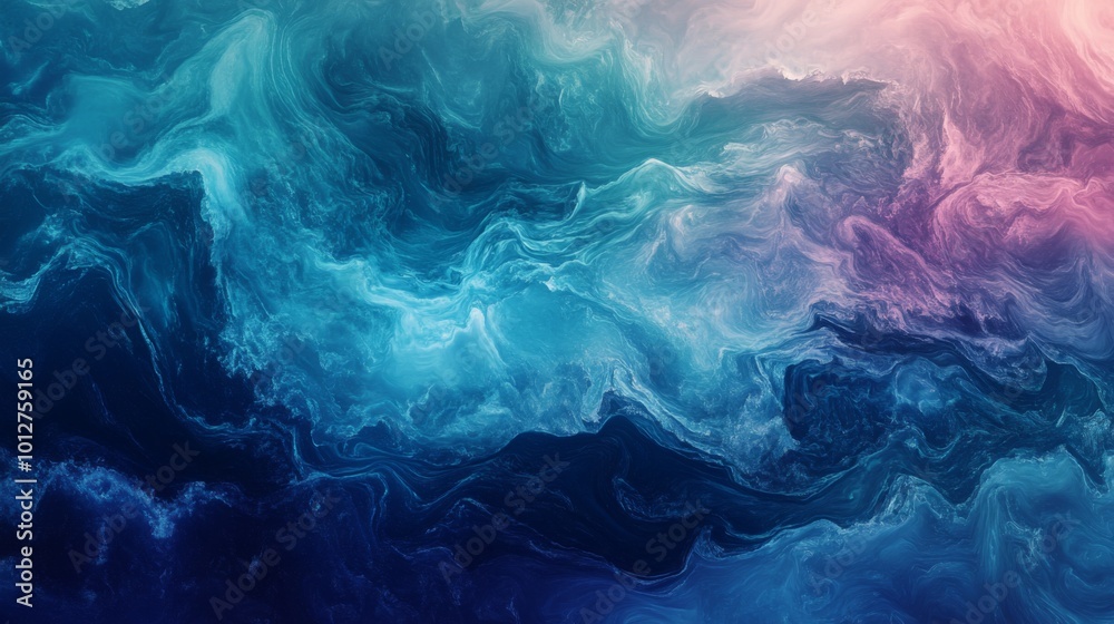Abstract background with swirling blue, pink, and white hues. Abstract background with swirling blue, pink, and white hues.