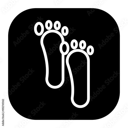 Footprint Vector Icons