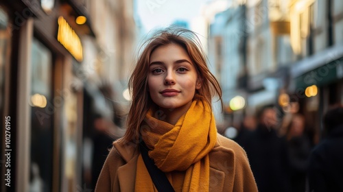 Warm Smiles on a Busy Street