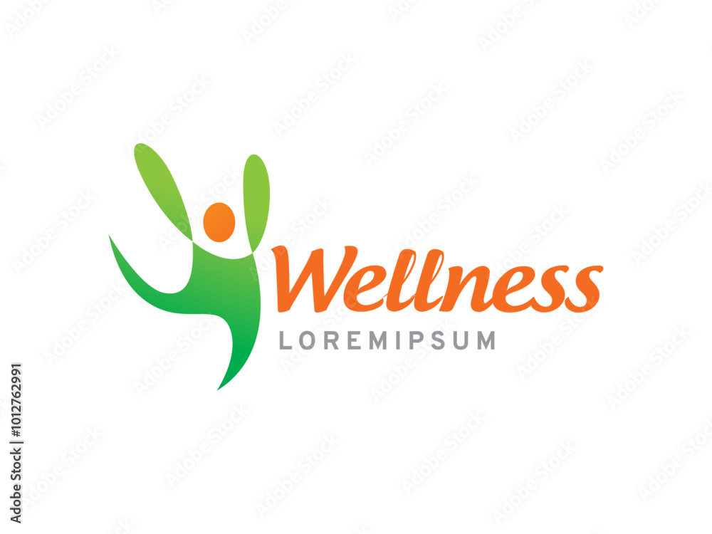 Fototapeta premium People logo symbol or icon template