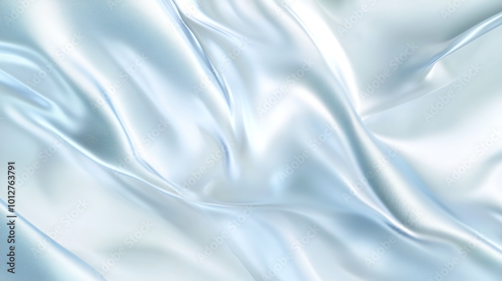 Naklejka premium Abstract Blue Satin Fabric Background