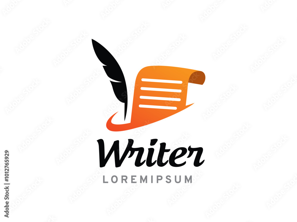 Writer logo symbol or icon template Writer logo symbol or icon template
