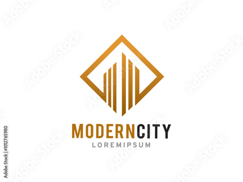 City logo symbol or icon template