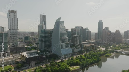Discover breathtaking views of downtown Austin's modern cityscape and vibrant skyline