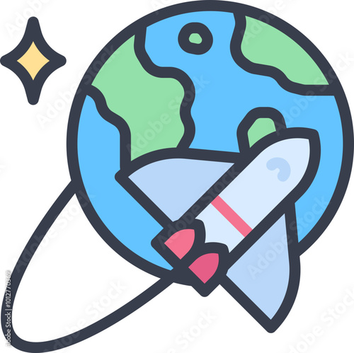 Space shuttle icon
