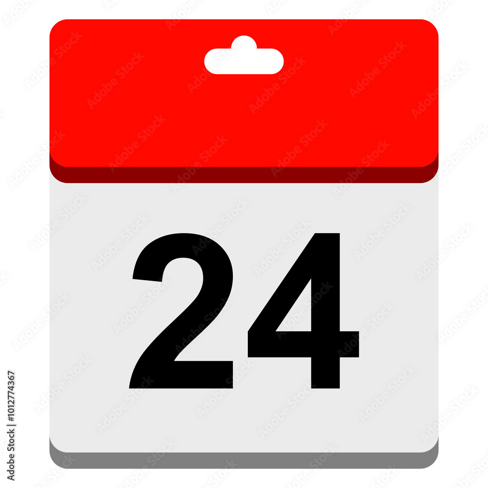 Fototapeta premium simple calendar with show the date only 