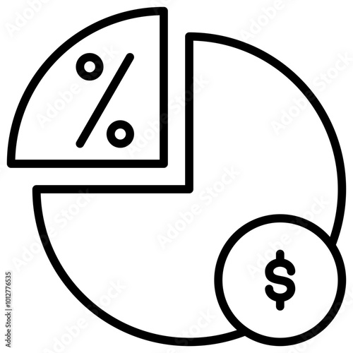 Dividends Outline Icon