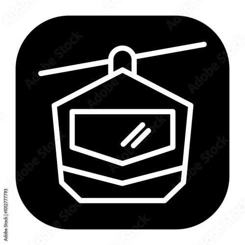 Cable Car Vector Icons