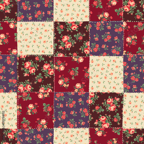 Beautiful floral pattern perfect for textile design,