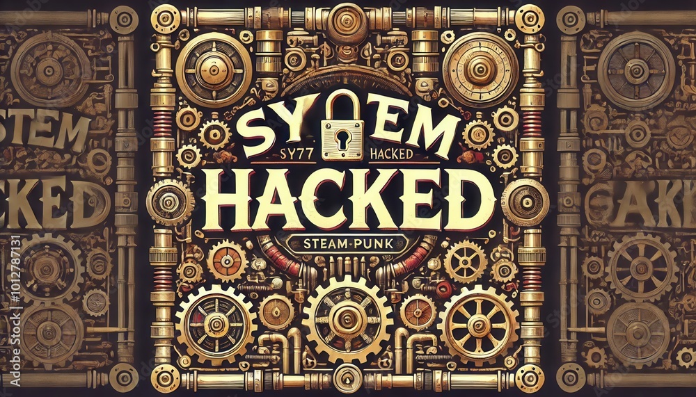 Explore this steampunk-inspired artwork featuring gears and the phrase Explore this steampunk-inspired artwork featuring gears and the phrase
