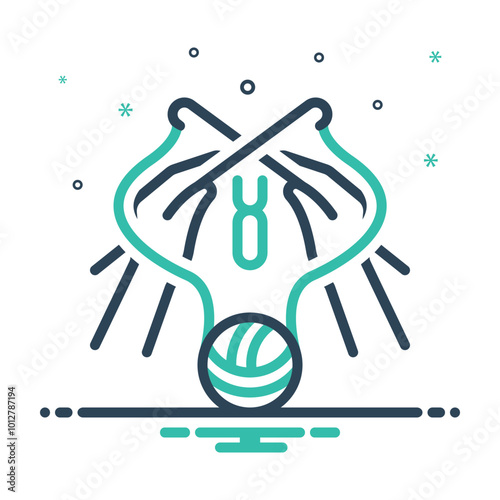 Mix icon for crocheting