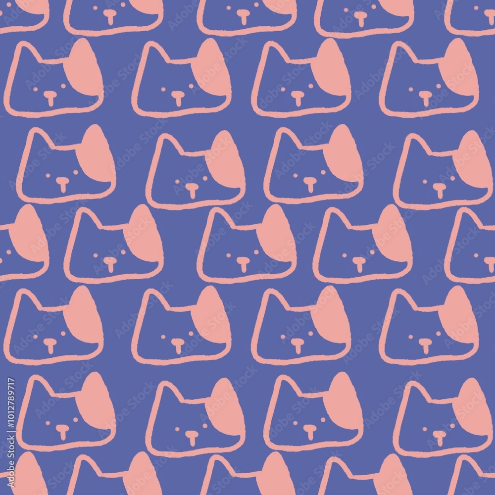seamless pattern with dogs seamless pattern with dogs
