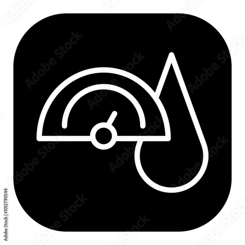 Humidity Sensor Vector Icons
