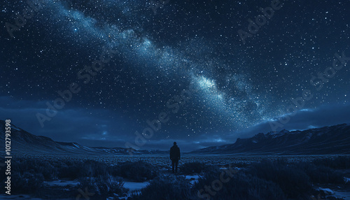 Photograph people in the wilderness at night with the Milky Way or stars above them, focusing on the contrast between the vast sky and human presence