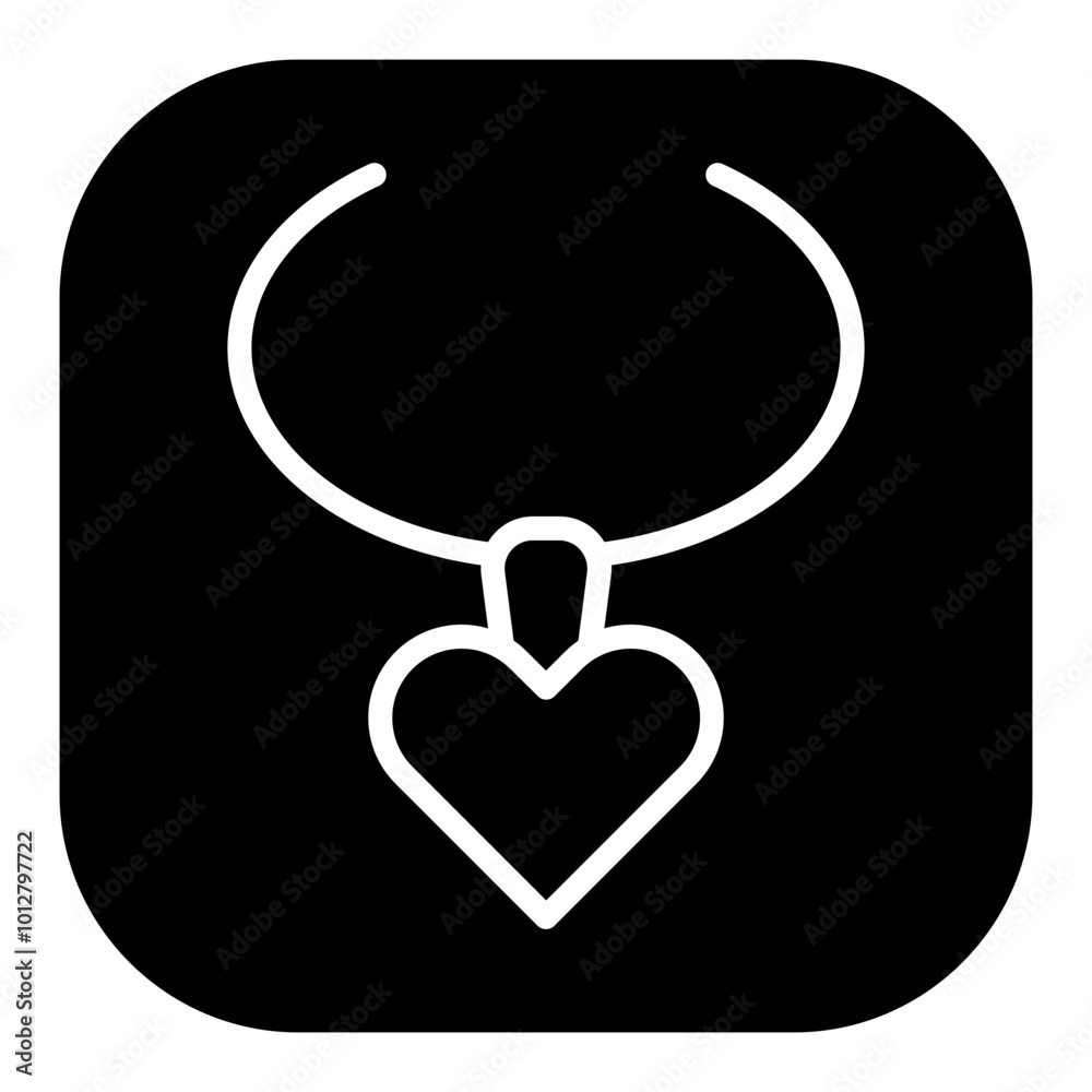 Heart Charm Vector Icons Heart Charm Vector Icons