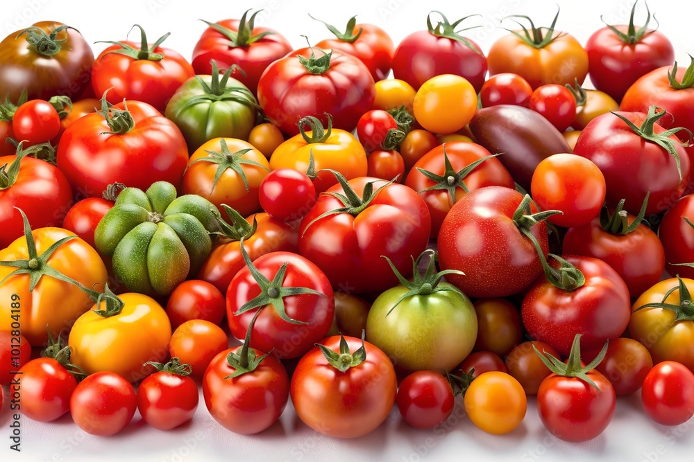 Lots of tomato on white background Lots of tomato on white background