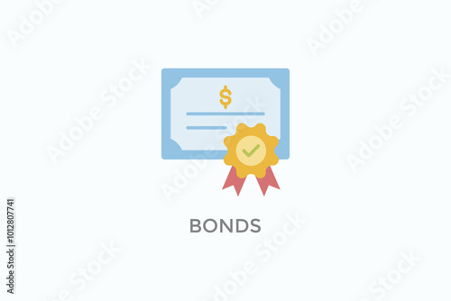 Bonds Vector Icon Or Logo Illustration