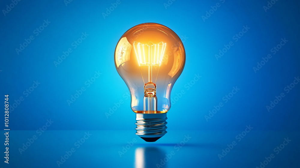 glowing light bulb symbolizes innovation and ideas, illuminating a clean background. This image represents creativity, inspiration, and the bright potential of new thoughts and solutions glowing light bulb symbolizes innovation and ideas, illuminating a clean background. This image represents creativity, inspiration, and the bright potential of new thoughts and solutions