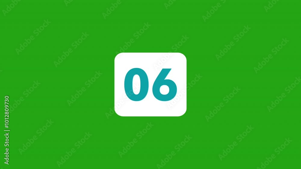 10 Second Animation Timer. Countdown Timer 10 Seconds Animation From 10 to 0 Seconds Green Screen. 4K Resolution 10 Second Animation Timer. Countdown Timer 10 Seconds Animation From 10 to 0 Seconds Green Screen. 4K Resolution