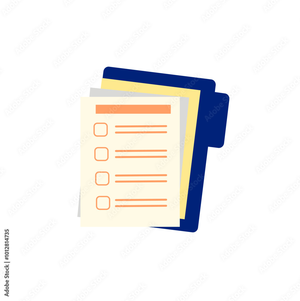 folder with documents folder with documents
