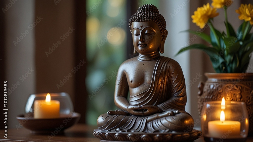 Fototapeta premium buddha statue